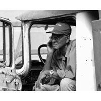 Man Sitting in Truck