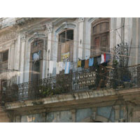 Balcony with Laundry